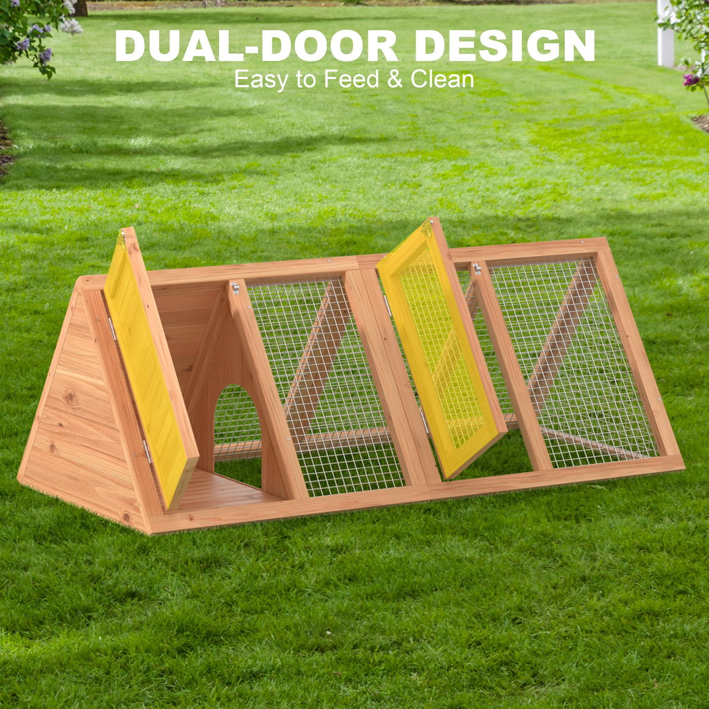 Wooden Chicken Coop and Rabbit Hutch E306001